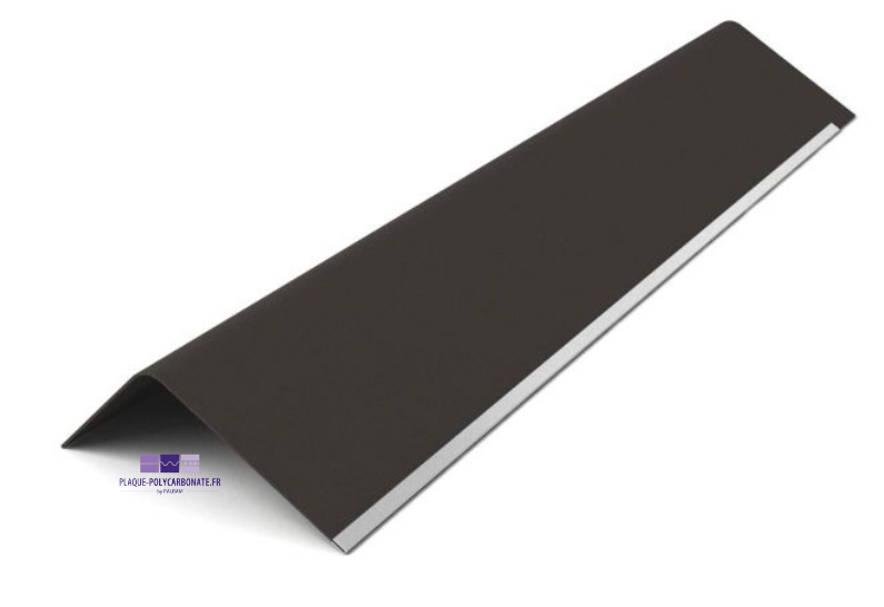 CORNIÈRE EN BITUME NOIR 0.85M