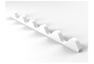 white corrugated eaves fillers