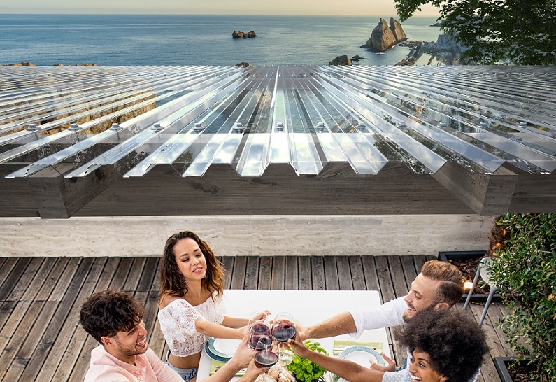 SUNTUF DIY Clear Pergola Greca 51