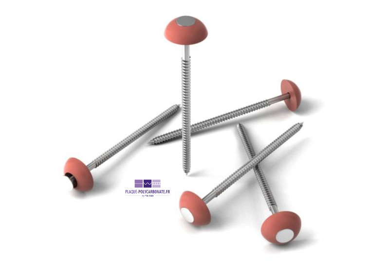 VIS DE FIXATION EN BITUME ROUGE