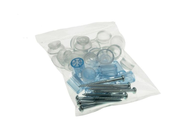 Vis de fixation pour plaques ondulées 3" avec calottes - Paquet de 10 pcs - Image 3