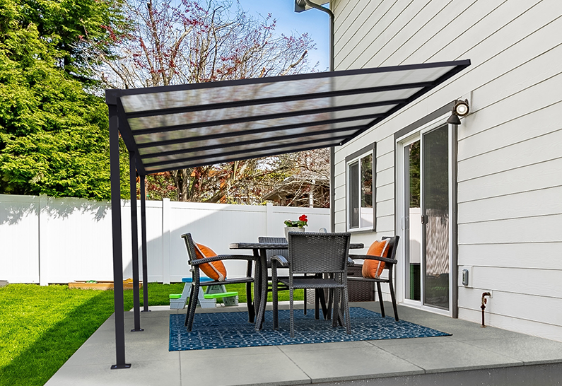 Pergola en aluminium sur mesure Evolution - Marron
