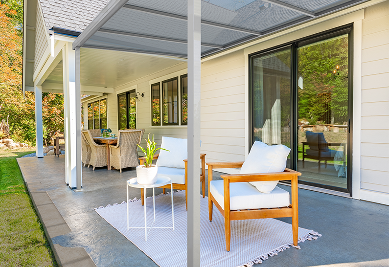 Pergola en aluminium sur mesure Evolution - Blanc