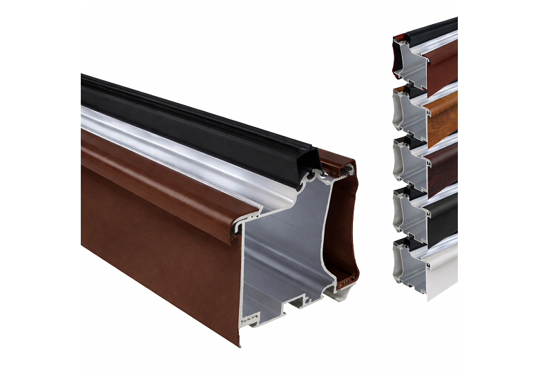 Profil avant-toit en aluminium - Marron
