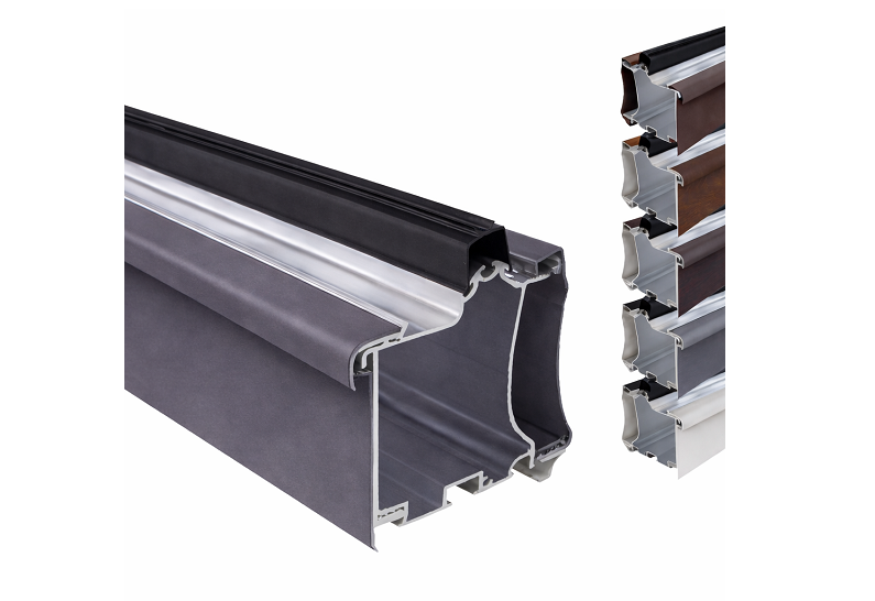 Profil avant-toit en aluminium - Gris