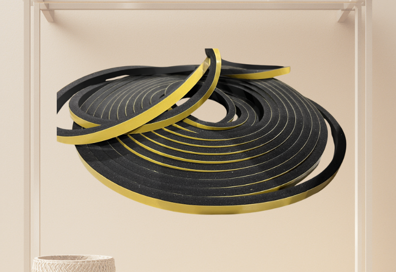 Mousse d’étanchéité et de calage autocollante noire – 10mm × 10m - Image 3