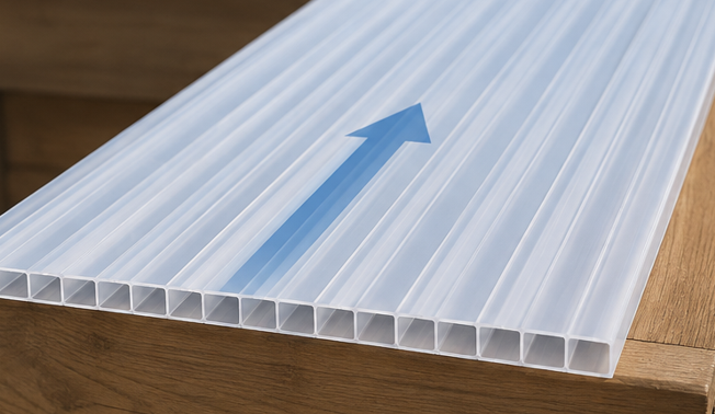 Quel sens de pose pour une plaque alvéolaire ? Guide complet pour réussir l’installation d’une plaque polycarbonate alvéolaire