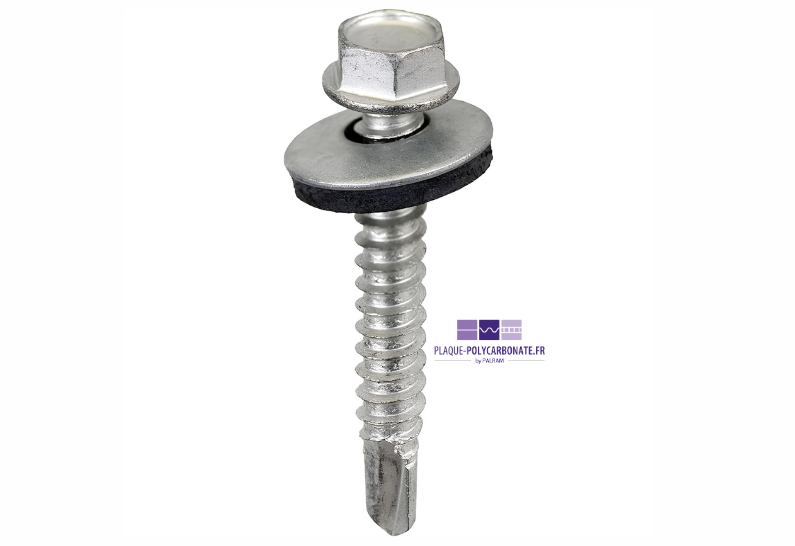 Vis auto-perceuse avec rondelle d'étanchéité – Fixation sur métal ou bois -150 pcs - Image 2