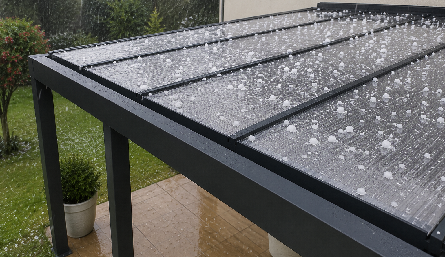 PERGOLA AVEC GRELE